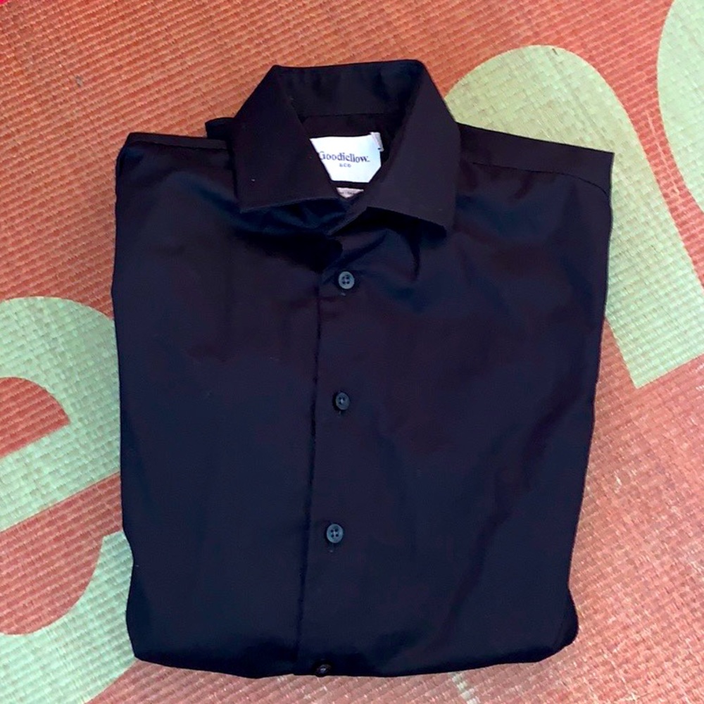 Black long sleeve button down